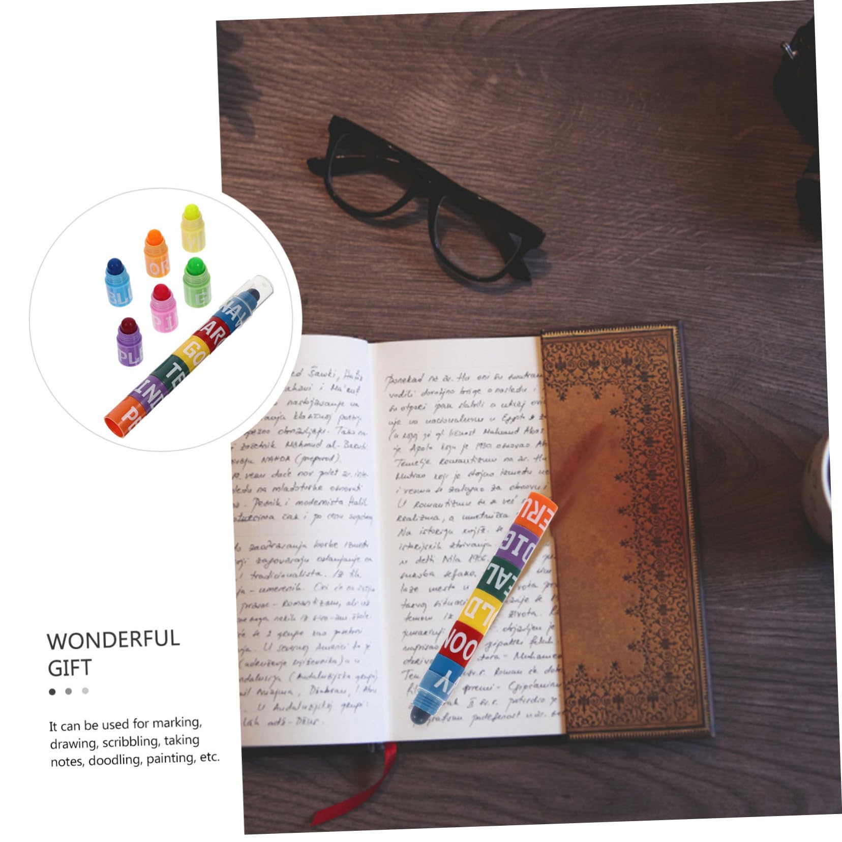 NUOBESTY 10sets Pennarelli Evidenziatori Colorati Per Studenti Pennarelli Creativi Per Disegno Scrittura e Annotazioni Per Studio e Ufficio