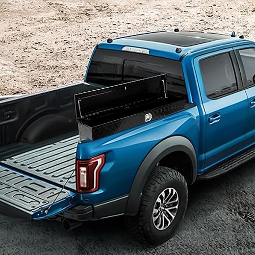 Miniatura 7 de Caja de herramientas de montaje lateral de 36 pulgadas, paquete de 2, 36 x 12 x 12 pulgadas, caja de herramientas de aluminio con cerradura y