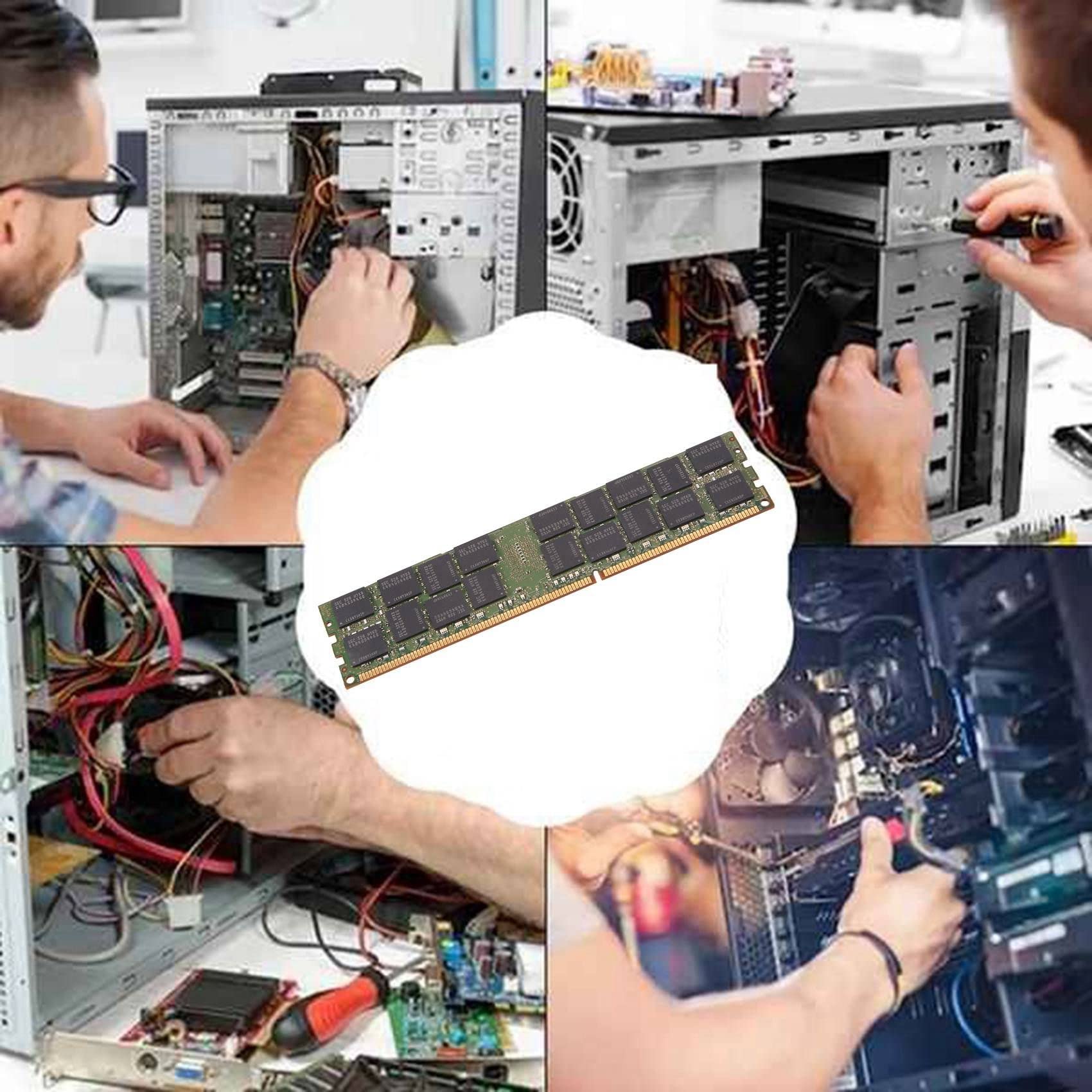 Memoria RAM DDR3 De 16 GB, 1600 MHz, RECC, PC3-12800, 240 Pines, 2RX4