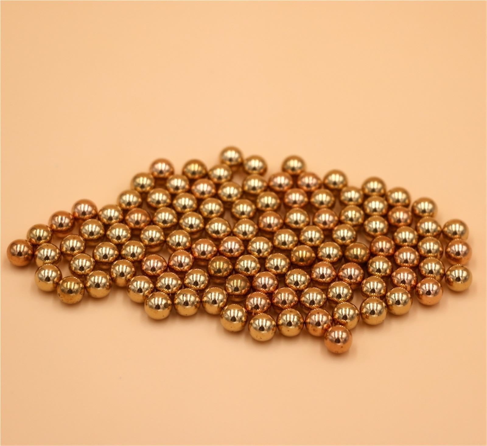 Rotationslager aus Messing Messing-Vollkugel 6 mm,35 (1/4 Zoll),75, 7, 8 Lagerkugeln(100pcs,8mm)