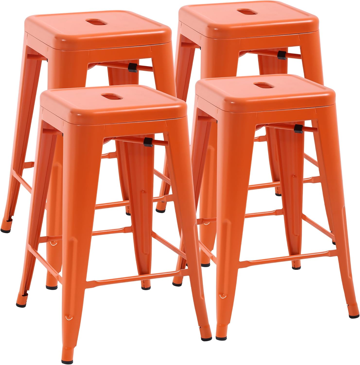 Metal Bar Stools 24inch Counter Stools, Barstool