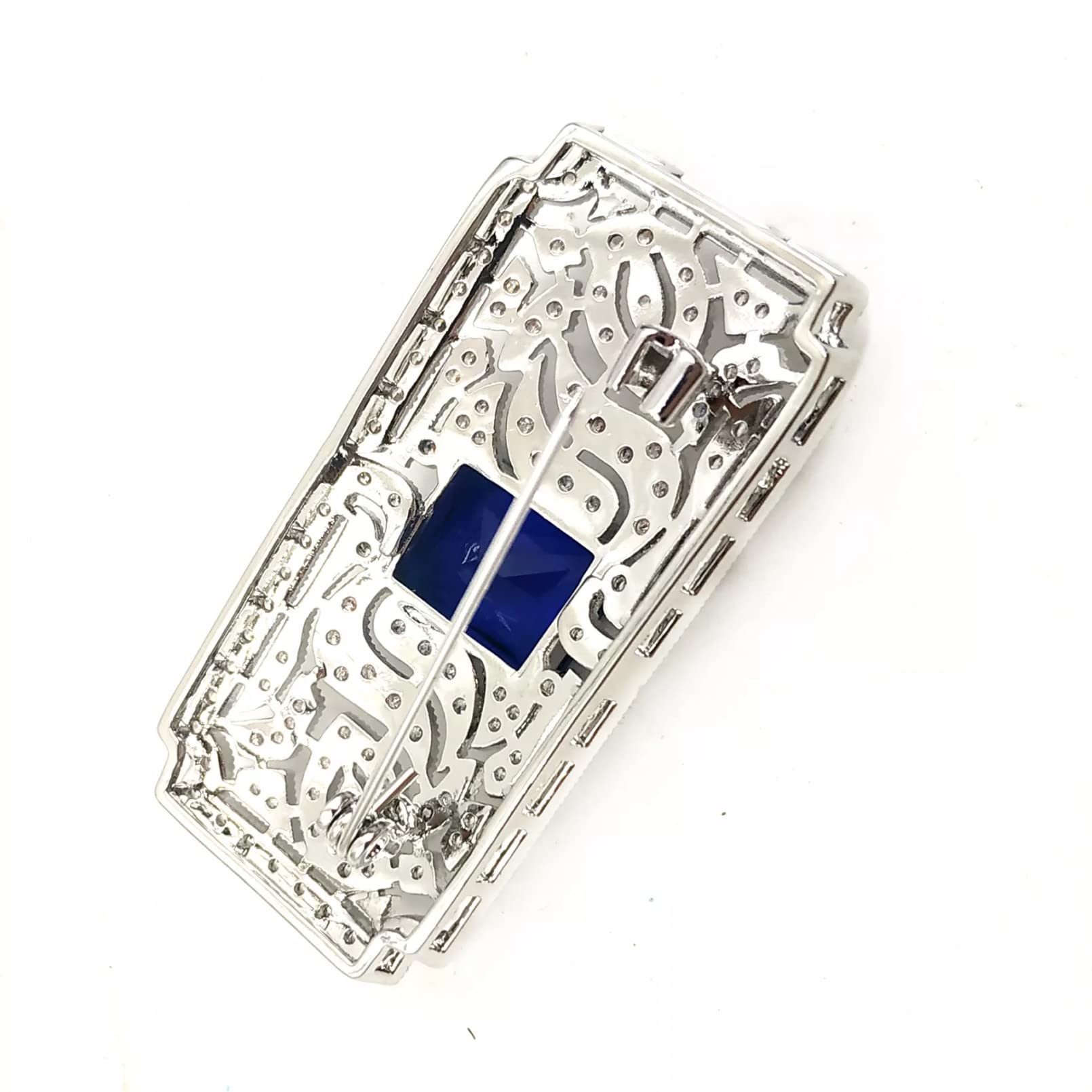 WLLLTYBroochSapphire Broche Pin Decorativo Señoras Ropa Accesorios Regalo