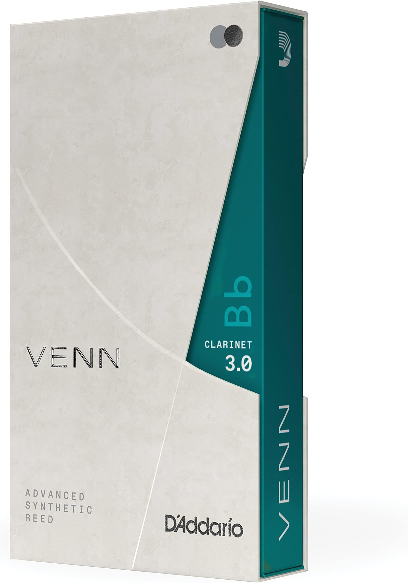 D'Addario VENN G2 Synthetic Clarinet Reeds - Caña Clarinete Sib con