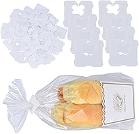Vista 9 de 100 clips de plástico reutilizables para pan, mantén tu comida fresca con clips para bolsas de alimentos de 7/8 x 7/8 pulgadas (azul)