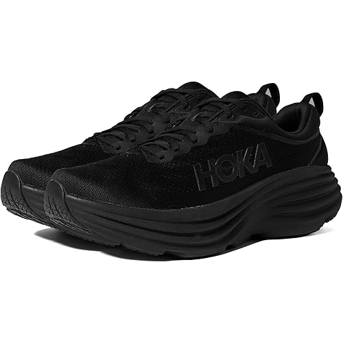 Hoka Men's Bondi 8 Black/Black 13 Medium
