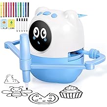 Drawing Robot for Kids Ages 3-8, Screen Free Step by Step Drawing Toy with 150+ Cards, 4-in-1 Learn to Draw Educational Robot, No App Required Art Supplies for Toddlers Boys Girls Birthday Gift