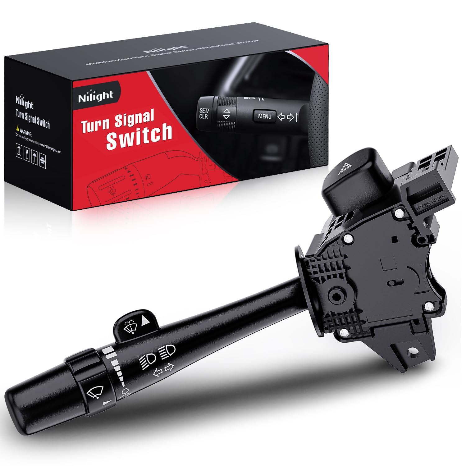 Nilight Turn Signal Switch for 2007-2013 Chevy Silverado GMC Sierra 1500