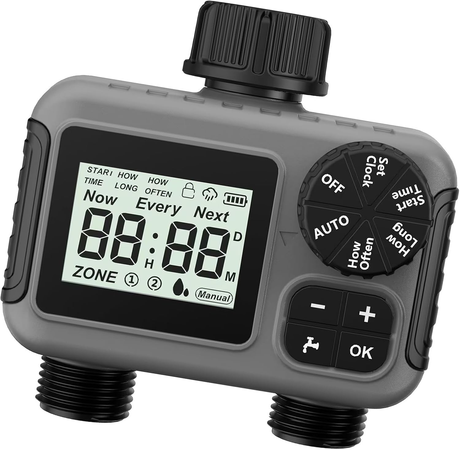 Hose Sprinkler Timer Auto Irrigation Controller for Efficient Plant Care Irrigation Controller for Yard Weather