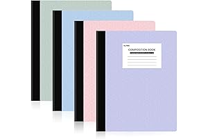 SUNEE Composition Notebooks for School, College & Office: Set of 4 Cute...