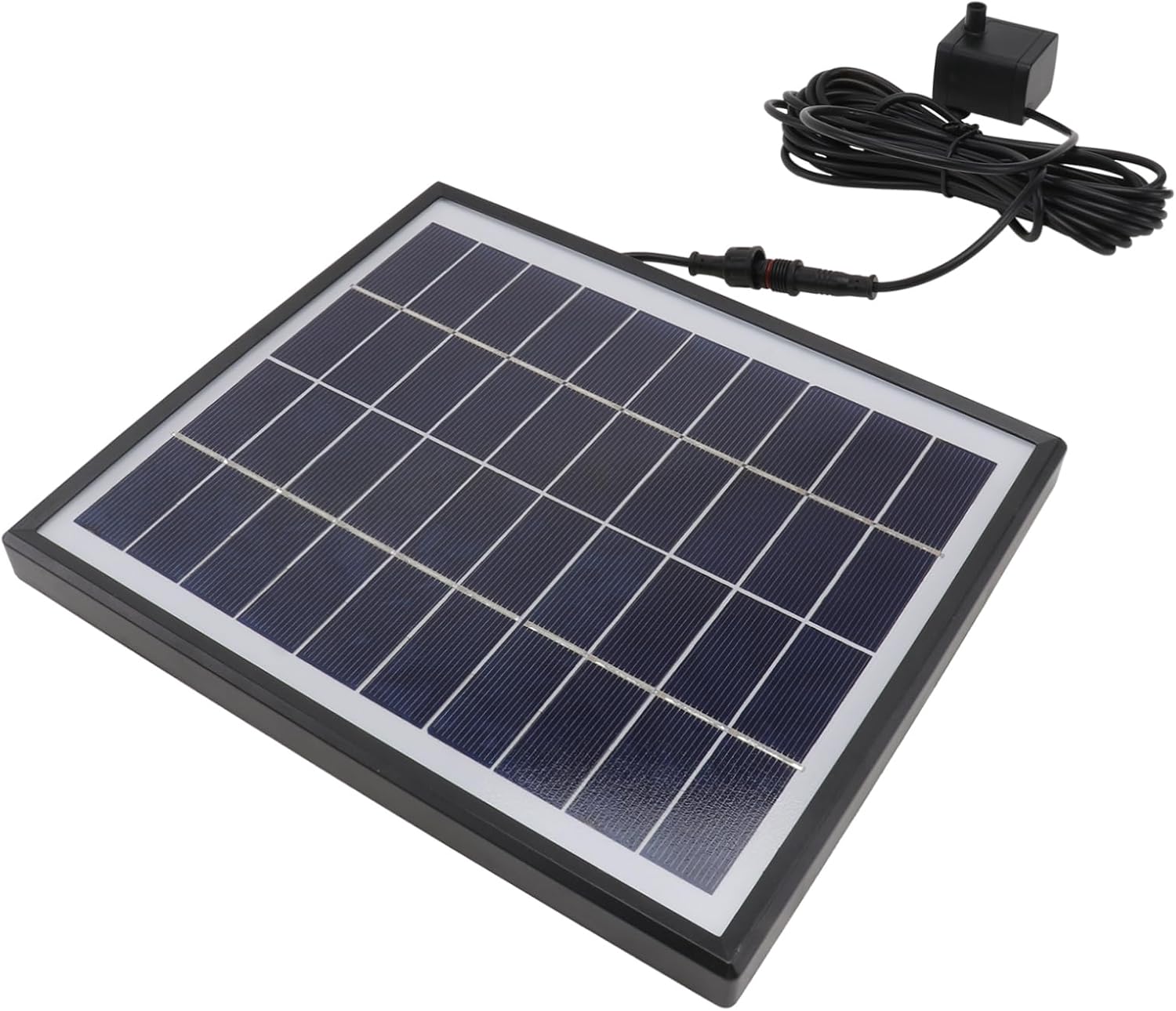SUPVOX 12V Solar Fountain Pump Black Floating Bird Bath Water Pump H for Garden Decoration Ponds Solar Powered Water Circulation System