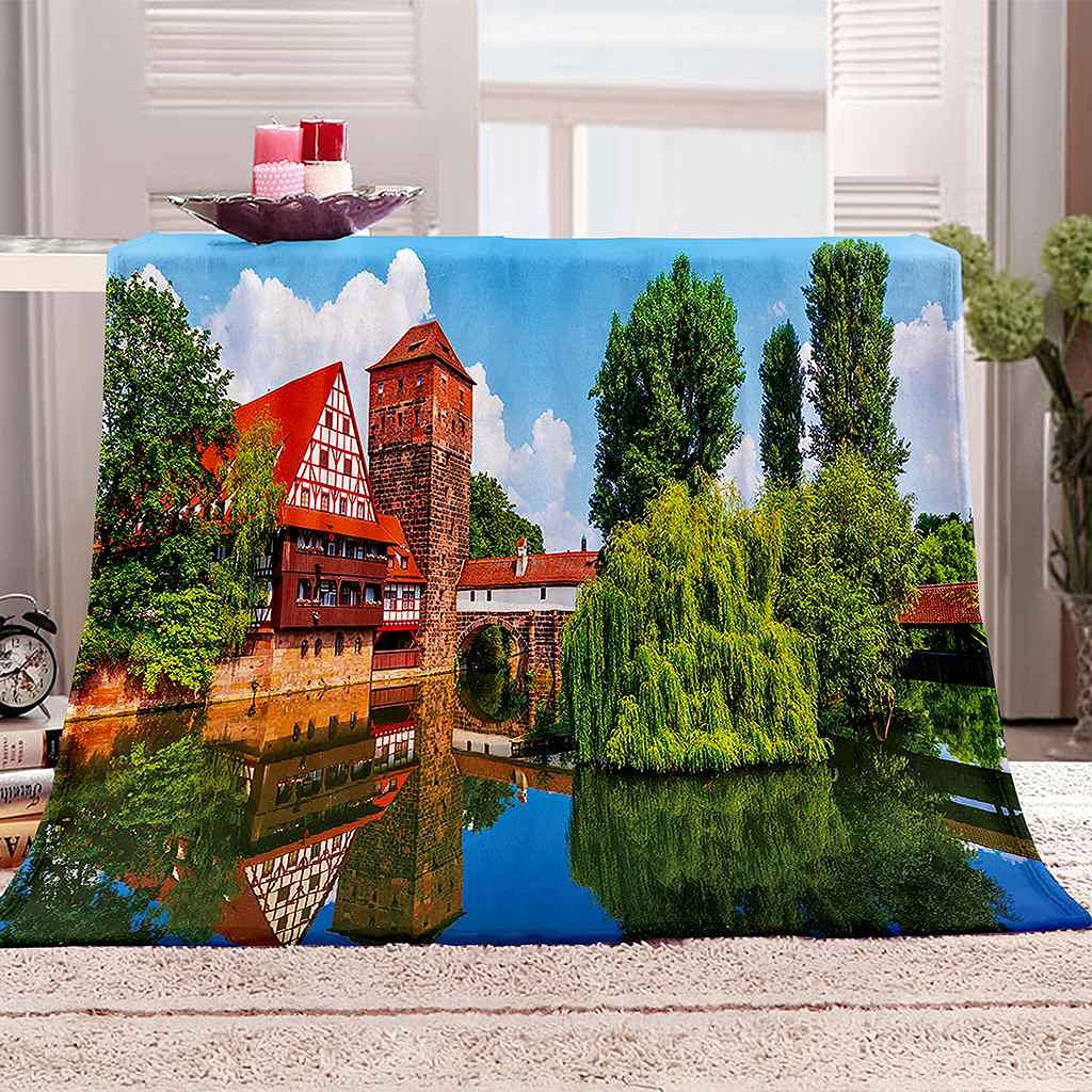Couverture toutes saisons contre le froid pour literie et sofa douillet