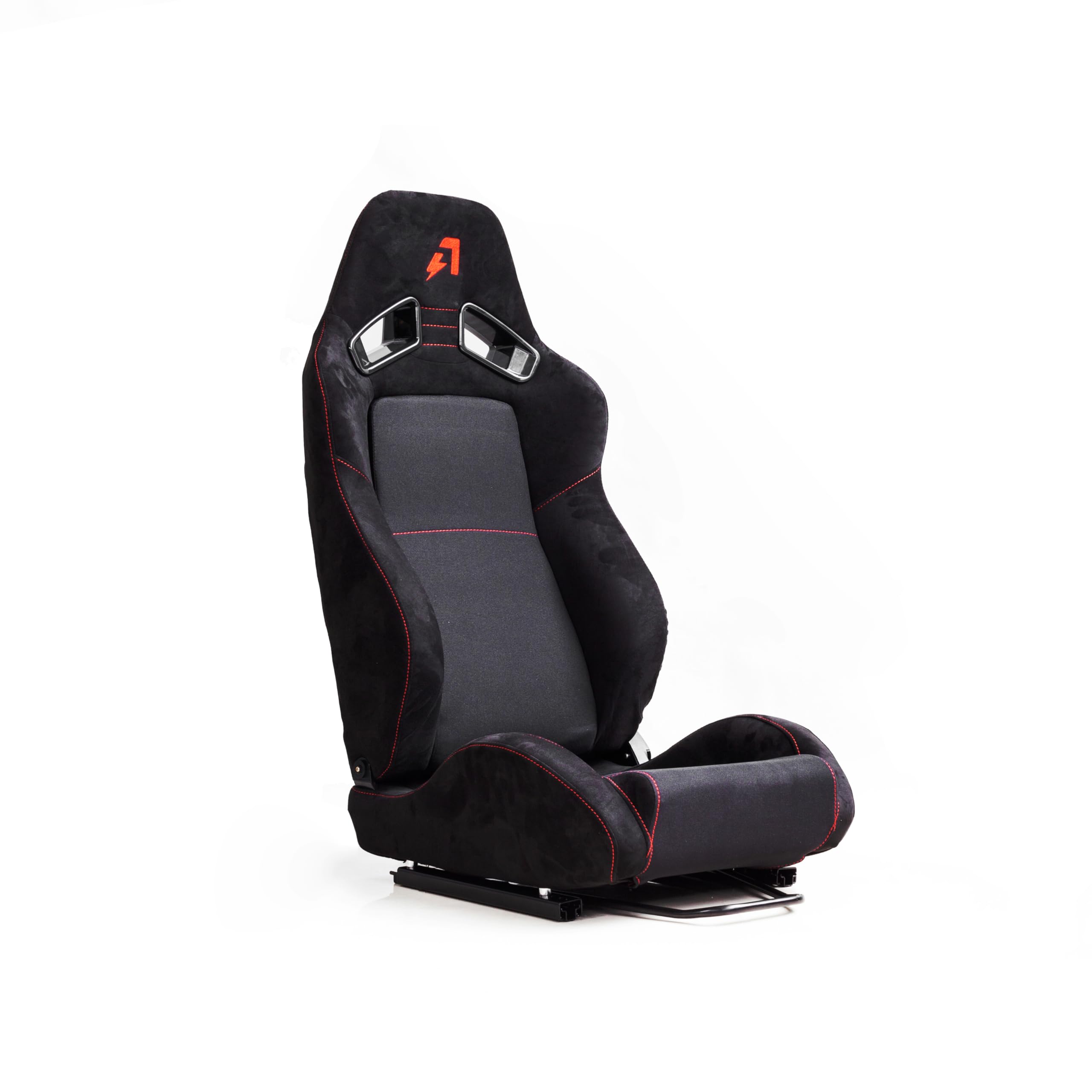 CS-Pro Modular Simracing Cockpit Esports Game Accessories Classic Racing Seats Adjustable Suede Universal Seats Compatible with Thrustmaster Fanatec