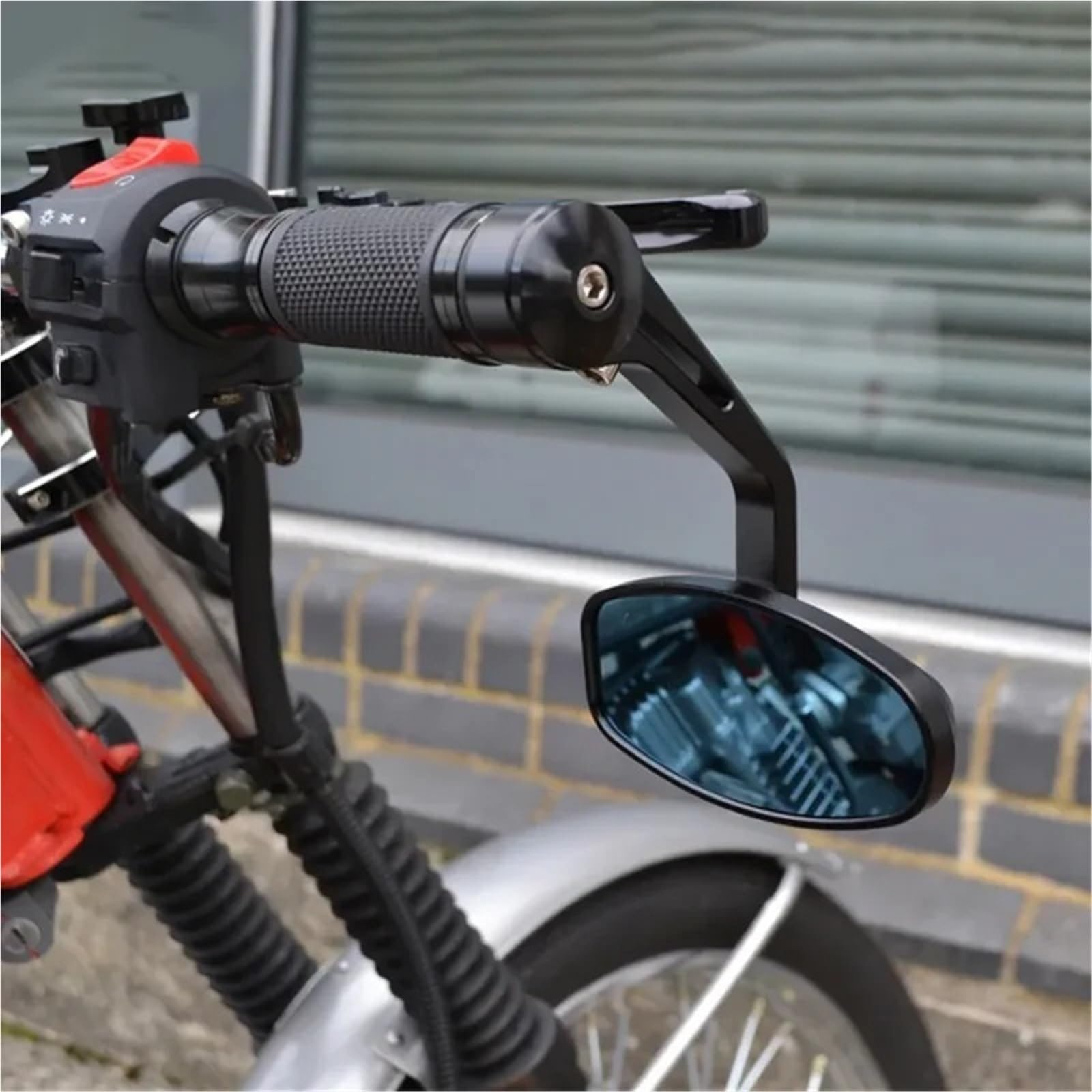 osłona lusterka Lusterka na kierownicę motocykla 7/8" z powłoką antyodblaskową, zamienne do Triumph Street Triple 675 765 R RS