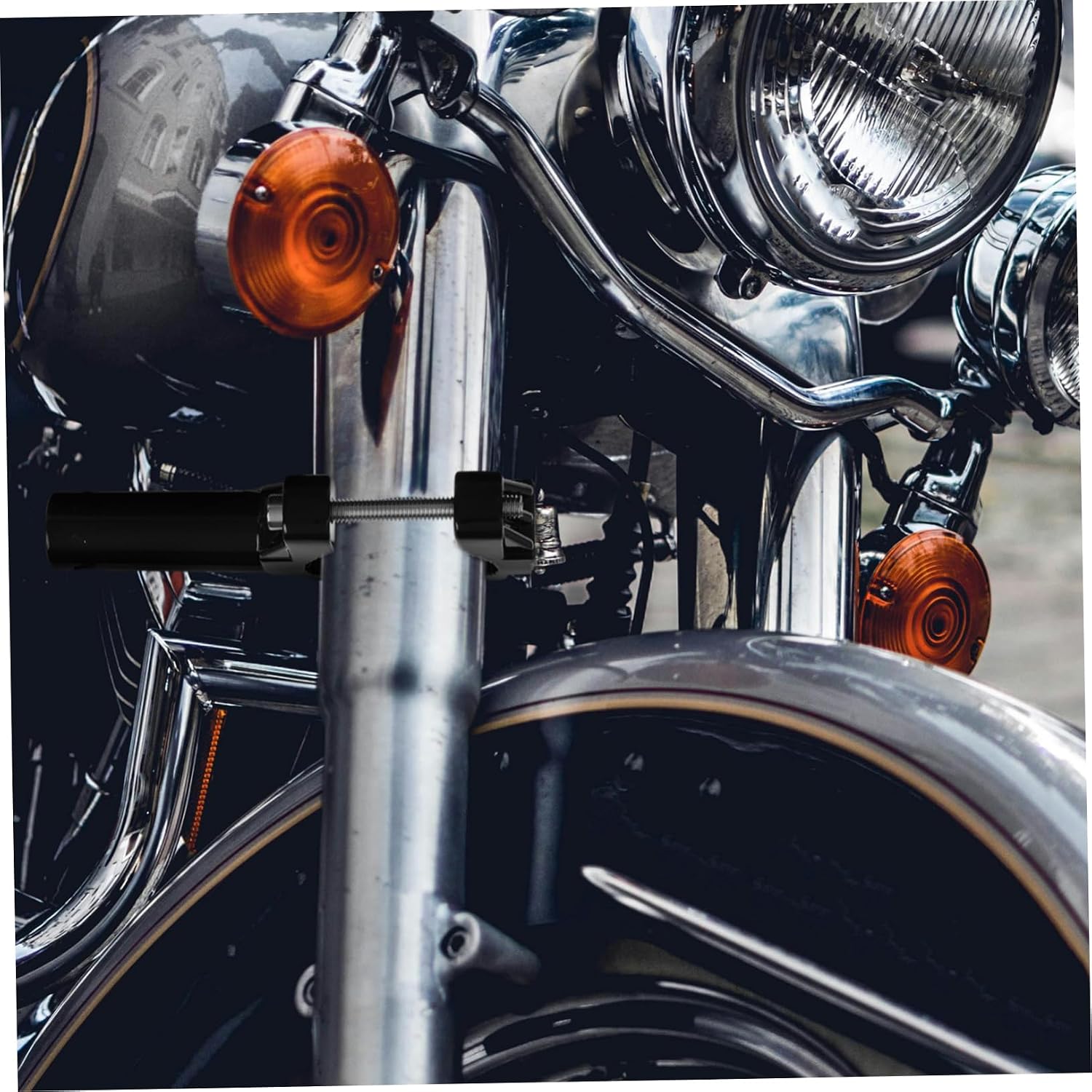 PRETYZOOM Motorcycle Electric Bike Front Fork Bumper Lamp Clamp Shock Mounting Bracket Material Quick Assembly Headlight Mounting Holder