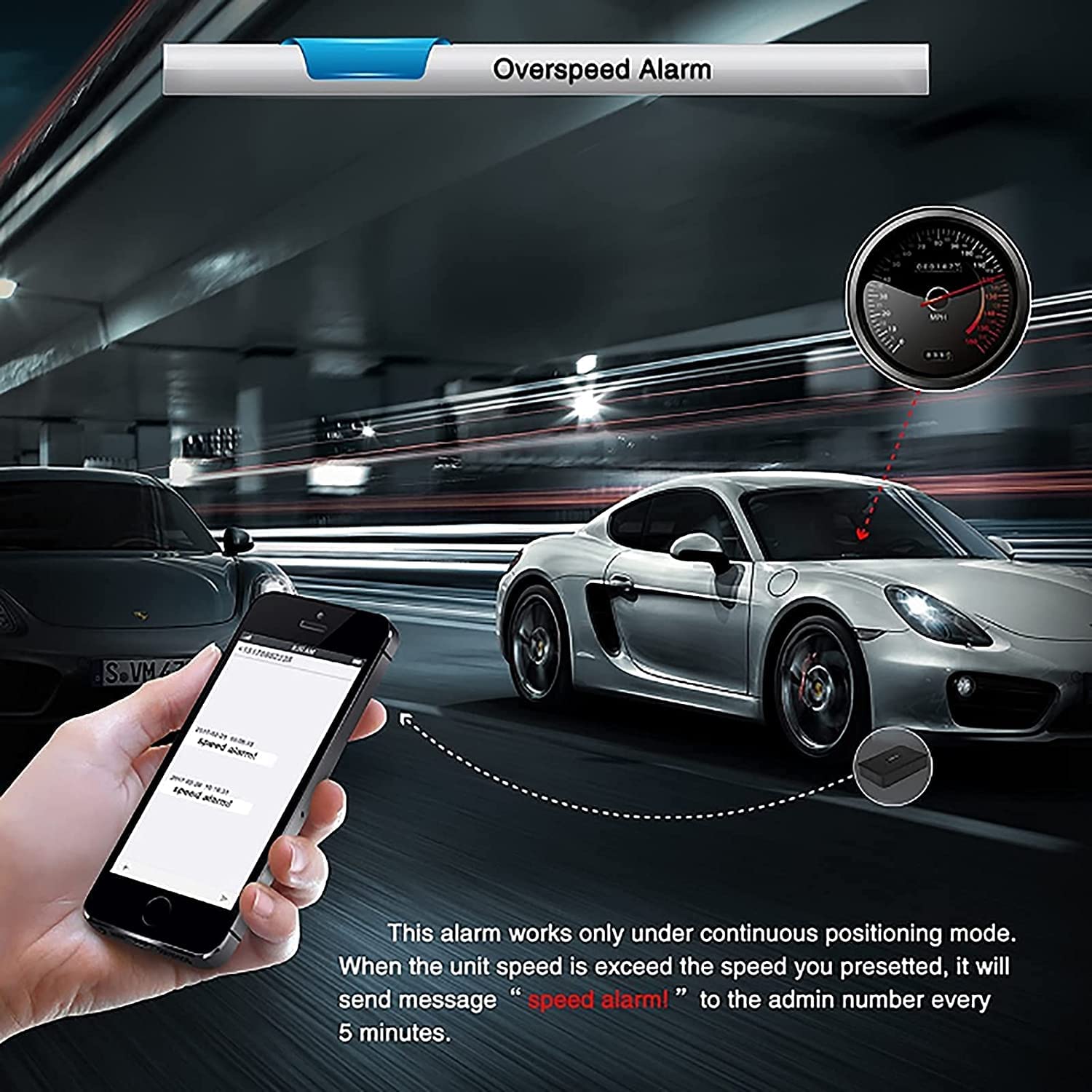 Localizzatore GPS per Auto Senza Abbonamento con APP GPS Tracker 120 Giorni Standby Impermeabile Magnete Potente e Batteria da 10000mAh con Geo-fence Smart Alarm TK915
