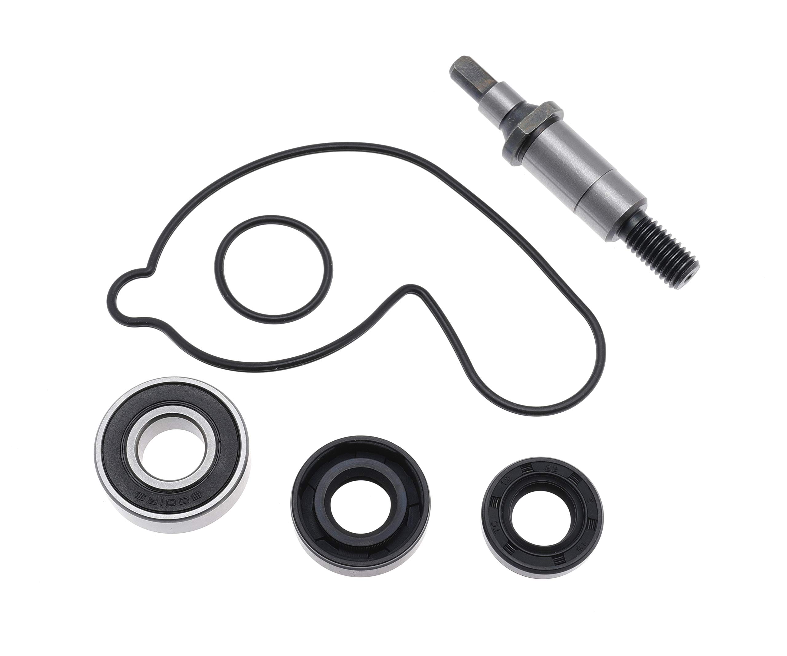 For Yamaha Yz125 Water Pump Paper Pad Impeller Shaft Bearing Oil Sealing Gear Oi