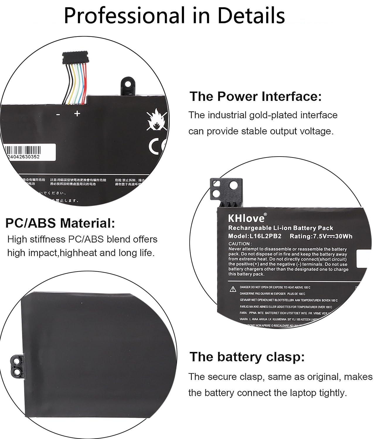 L16M2PB1 L16M2PB2 L16C2PB2 L16L2PB2 Laptop Batteria per Lenovo IdeaPad 320-15IAP 320-15IKB 320-15ISK 320-17IKB 320-17ISK 320-14IKB 320-14AST 320-15ABR 320-15AST V145-14AST 15AST V320-17IKB