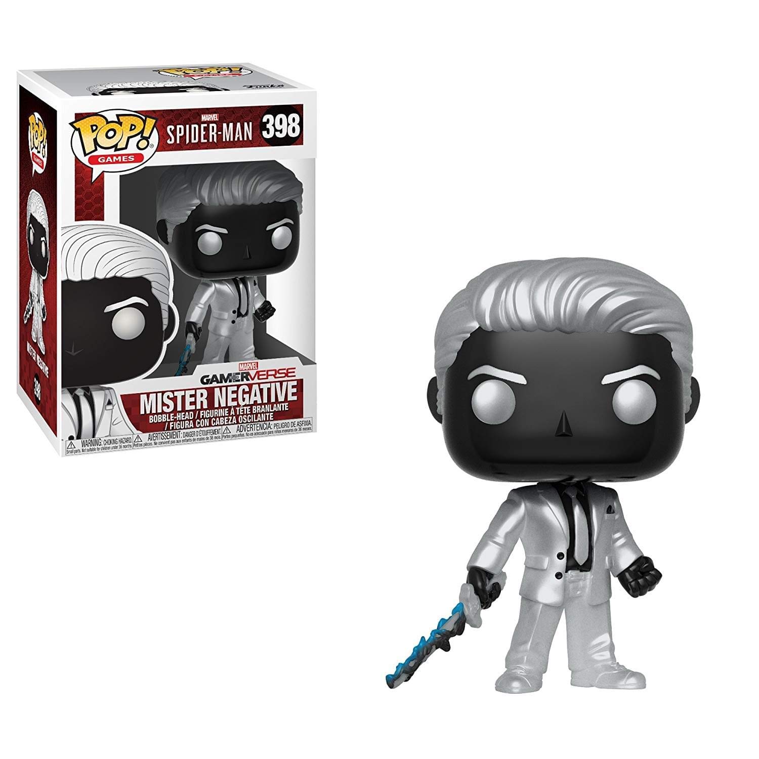 FUNKO POP! GAMES: Marvel Spider-Man - Mister Negative, Figures