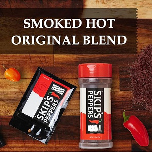Miniatura 5 de Skip's Peppers Pimientos picantes ahumados originales 2.85 oz.