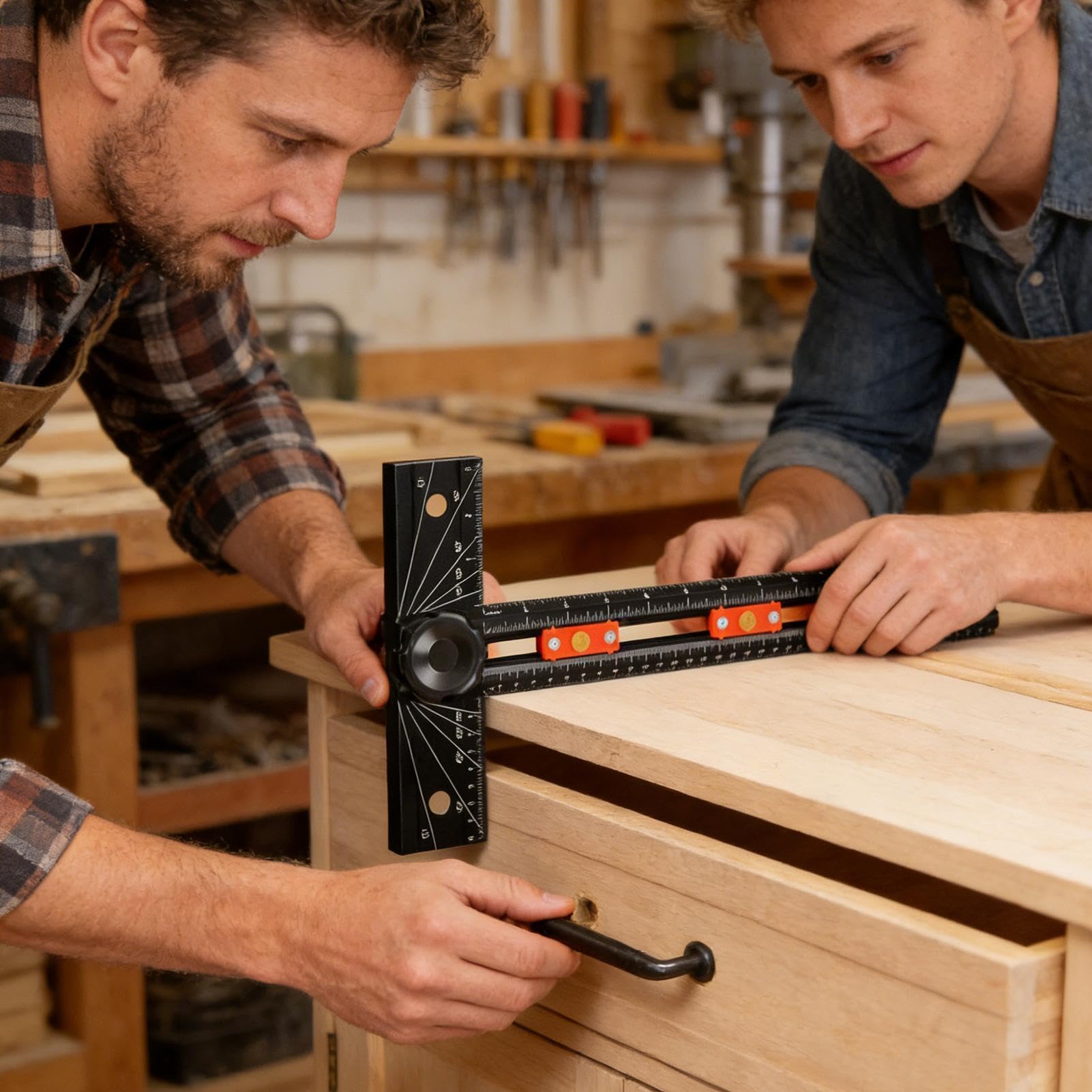 Strumento di localizzazione per perforazione del legno, strumento per la misurazione del legno, per falegnami, falegnami, proprietari di case, armadi, ufficio, casa, cucina, bagno