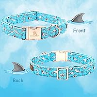 Vista 32 de Lionheart glory Collar de perro con bandera estadounidense, collar de flores para perro del 4 de julio, resistente y ajustable, collar patriótico