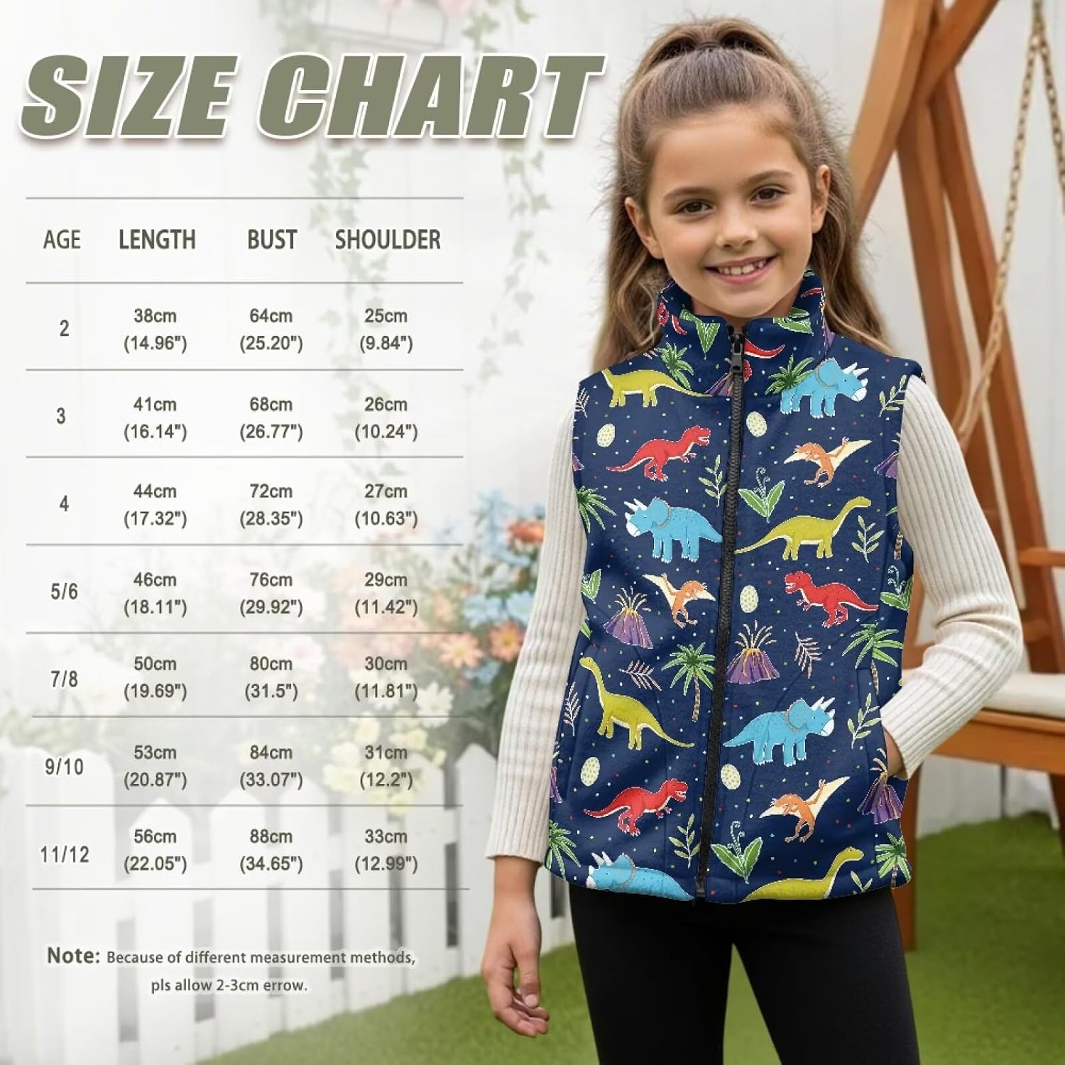doginthehole Kids Boys Fleece Vest 2-12Y Lightweight Vests Zip Up Soft Outerwear Sleeveless Jacket Vest for Fall Winter