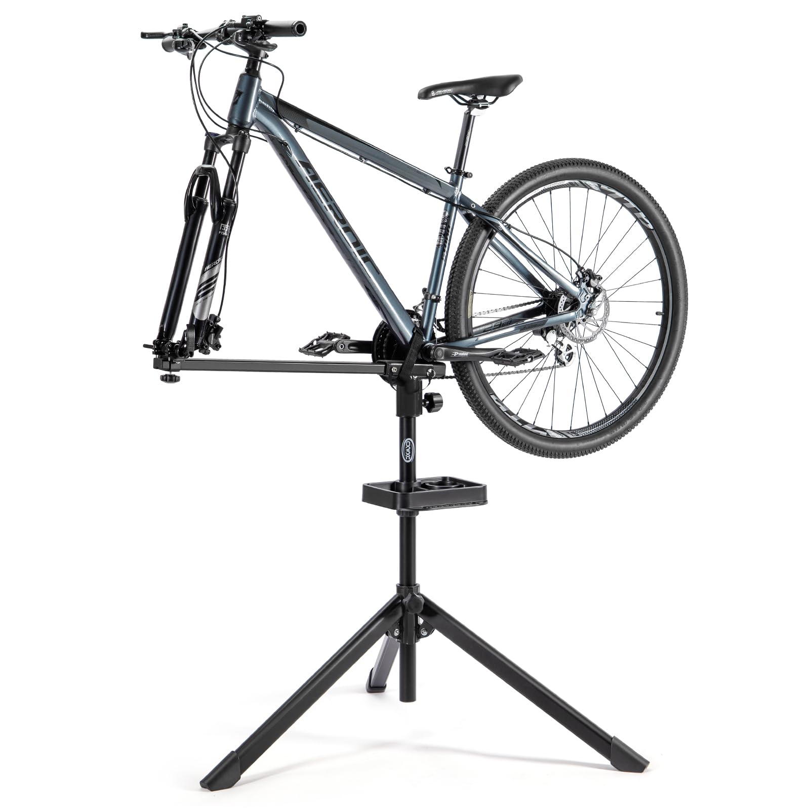 CXWXC Fahrradmontagestnder - Profi Reparaturstnder mit Werkzeugschale und  Magnetfach (Schwarz) : Amazon.de: Sport & Freizeit