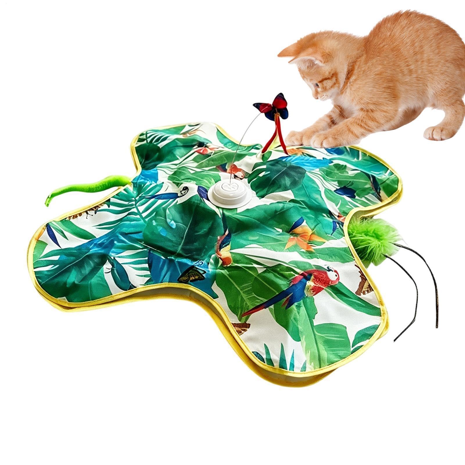 Automatisches Katzenspielzeug Kätzchen Elektronisches Auto-Rotationsspiel