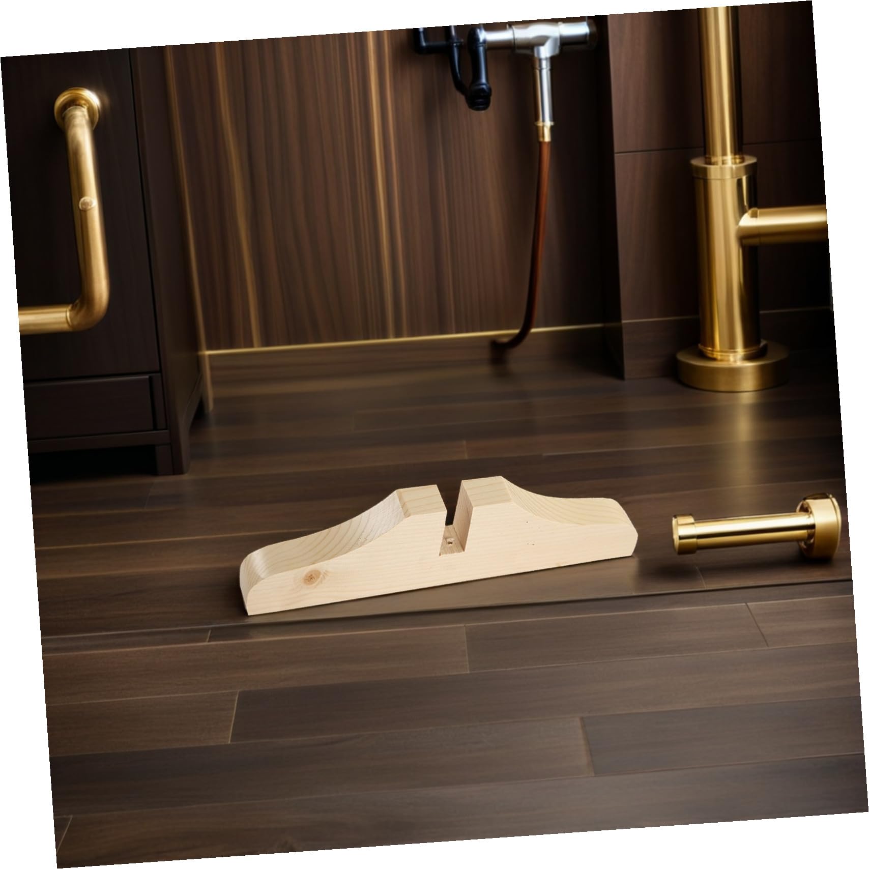 MAGICLULU Patas para Panel Divisor de Ambientes, Soporte para Biombo Móvil, Base Engrosada de Madera, Set de 3, Uso en Dormitorio y Sala