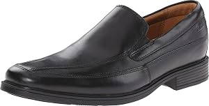 Clarks Collection Mens Tilden Free Loafer Black Leather 13 W US