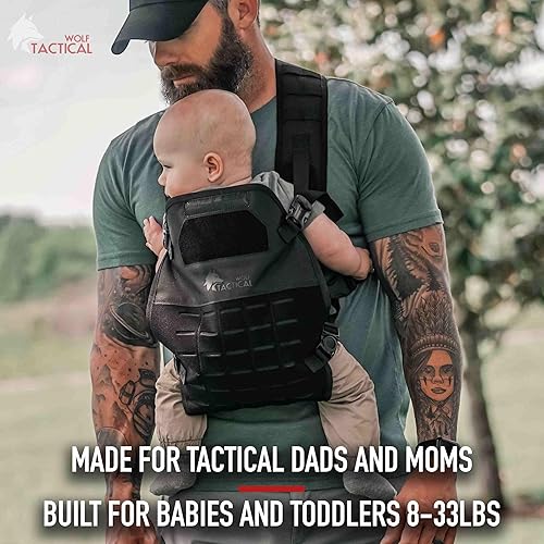 Miniatura 3 de WOLF TACTICAL Portabebés para niños y niños pequeños - Portabebés militar para bebés y niños pequeños