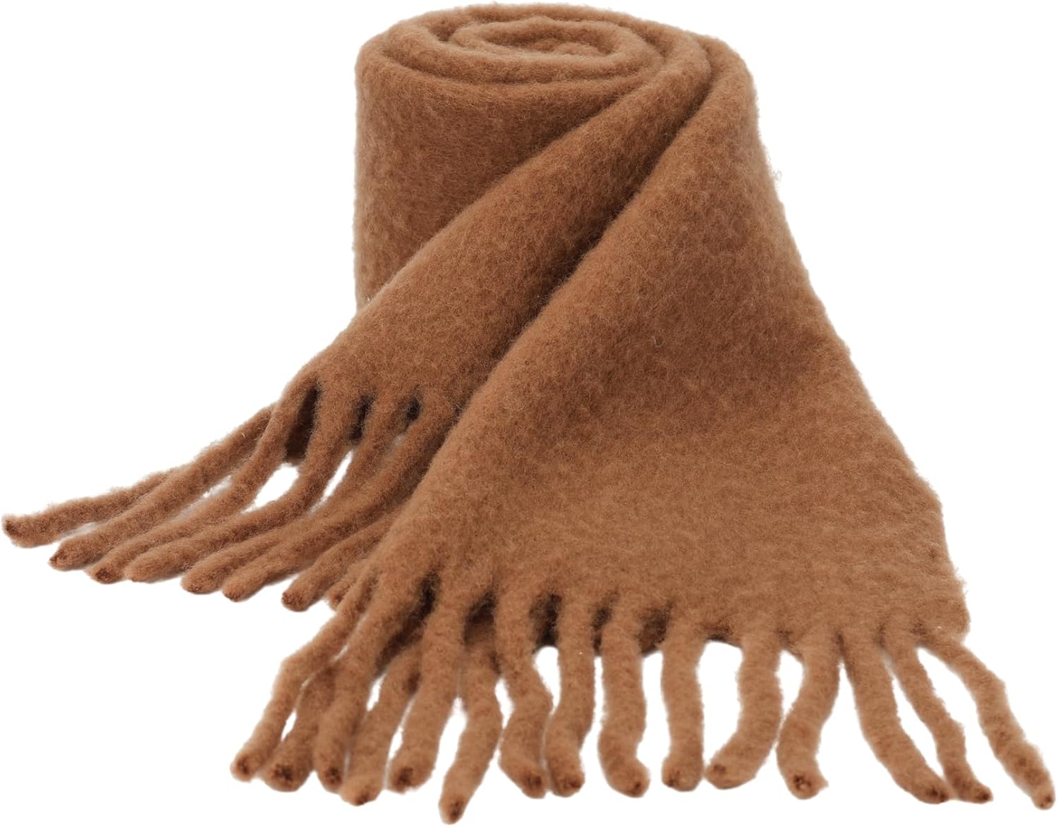 100% Wool Scarf Wrap With Gift Box for Women Men Gift Idea 93"x12"Extra Large winter Warm Scarf - Image 5