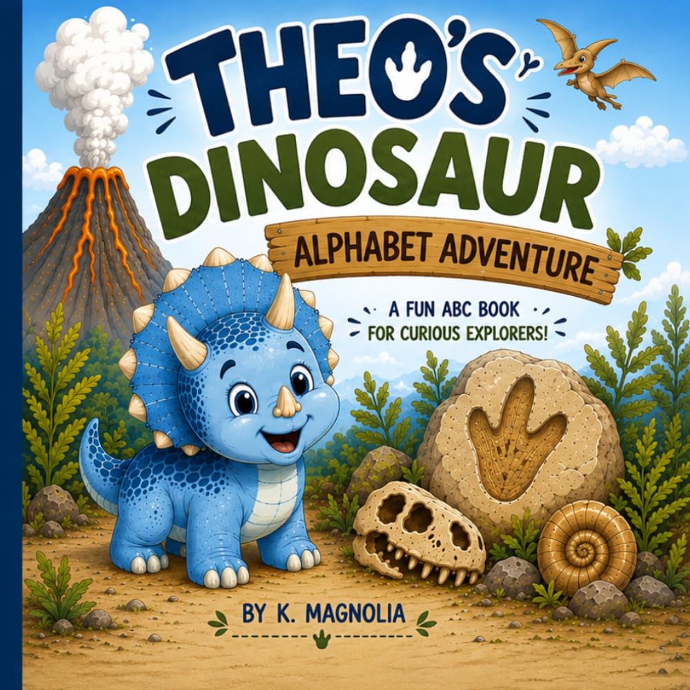 Theo's Dinosaur Alphabet Adventure: A fun ABC book for curious explorers