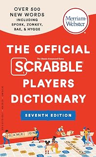 Official Merriam-Webster SCRABBLE Players Dictionary, 7th Edition - 100K+ Words, 500 New Entries for Winning