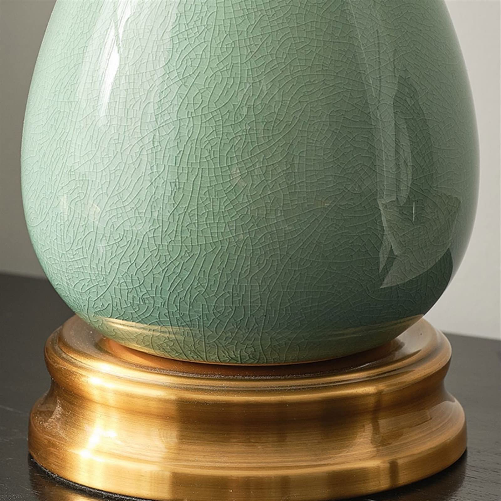 Luce da Scrivania Luce per la Lettura Lampada da tavolo in ceramica moderna semplice Lampada da comodino for camera da letto pratica Paralume in vetro Lampada da lettura decorativa for interni Lampade