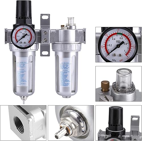 Miniatura 3 de a IR Compresor Filtro Regulador Mois ture Limpiador de Trampa de Agua Herramienta Separadora, Filtro IR de Partículas, 38 '' Limpiador de Trampa de