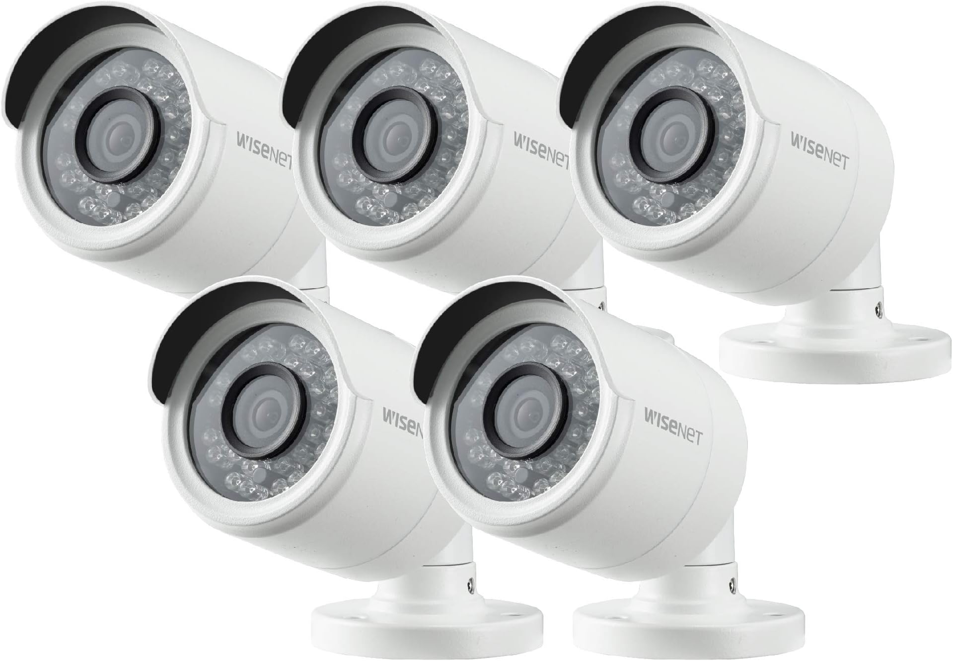 (Set of 5) Samsung SDC-9443BC 1080p HD Weatherproof Bullet Camera (Compatible with SDH-B74041 & SDH-B74081)