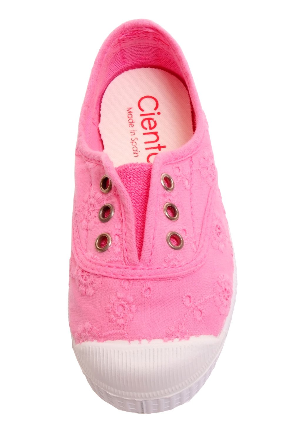 CIENTA - Scarpa Rosa in Tessuto Ecologico Non trattato, Punta in Gomma, Fodera in Tessuto Traspirante, Bambina, Ragazza-31