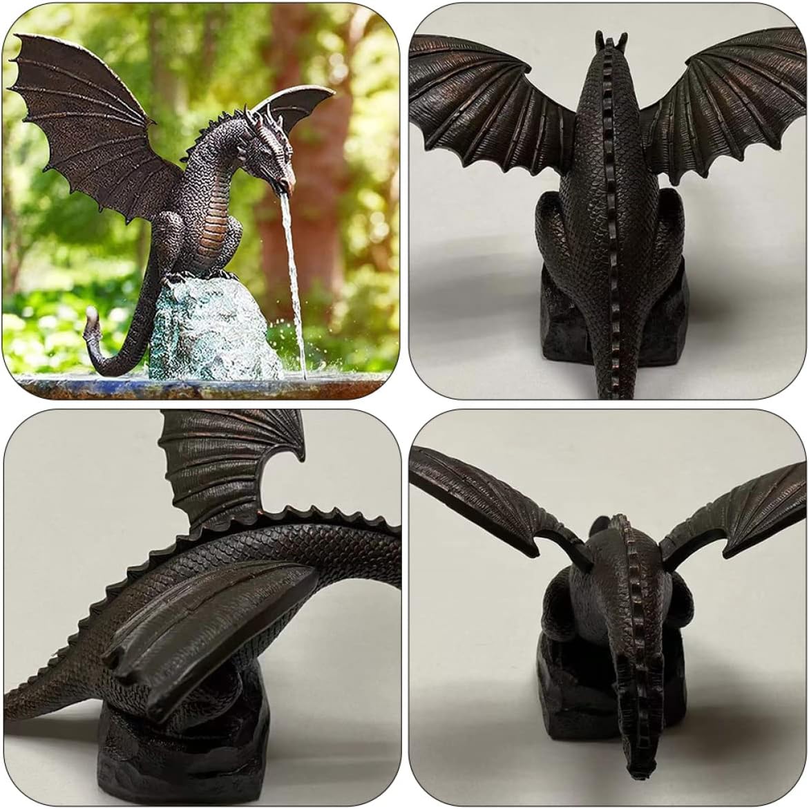 Water Fountain Dragon Dragon Fountain Statue Outdoor Fountain Spitter Fountain Sprinkler Head Replacement Spitter Outdoor Water