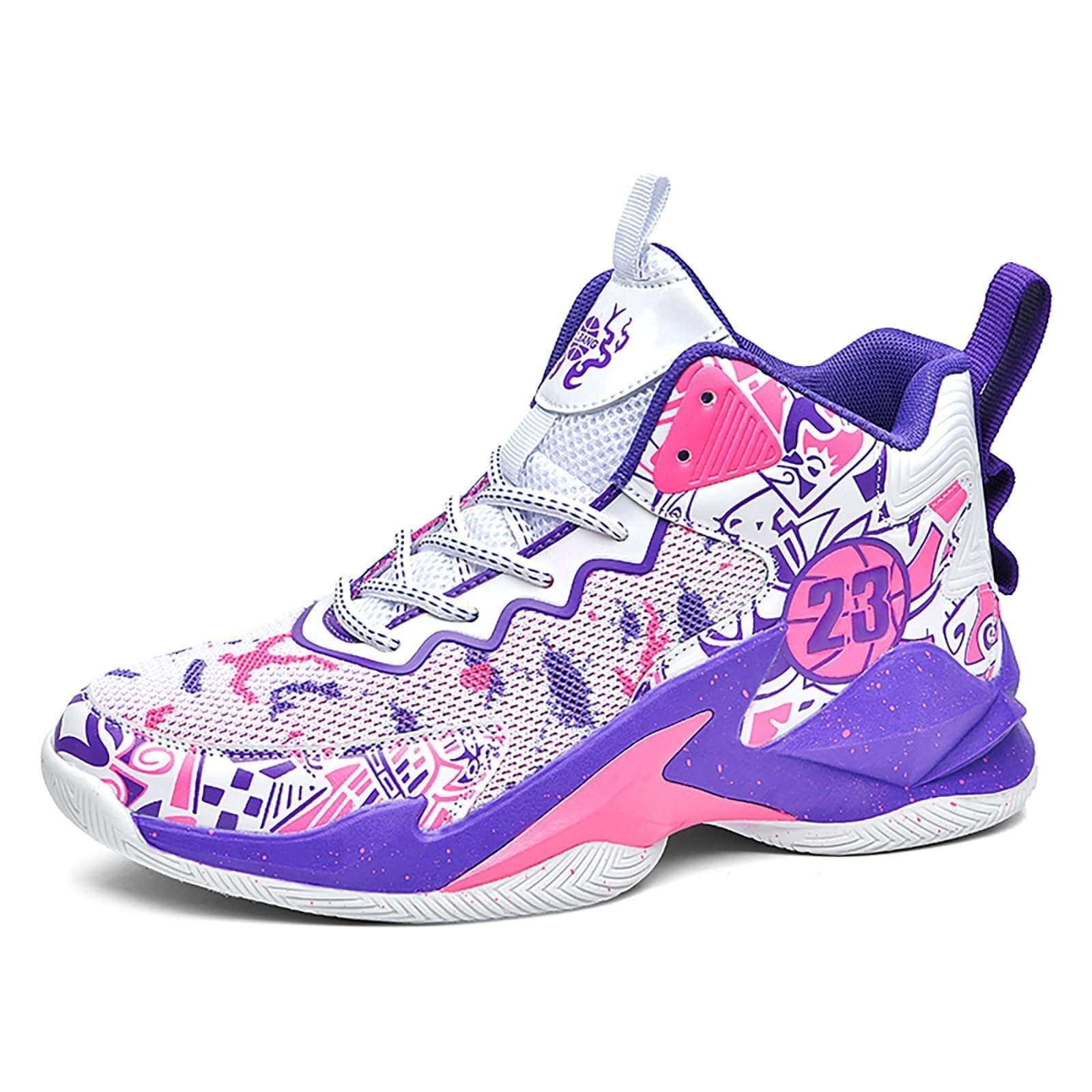 Zapatillas de Baloncesto Unisex de Malla Alta, Transpirables, Antideslizantes, Resistentes al Desgaste y prácticas.