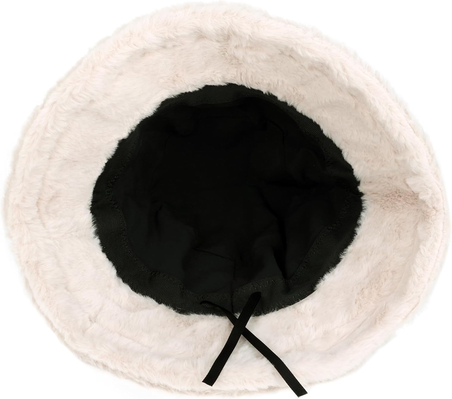 Winter Fluffy Fuzzy Bucket Hat Plush Furry Faux Fur Fisherman Hats Warm Hat for Women - Image 2