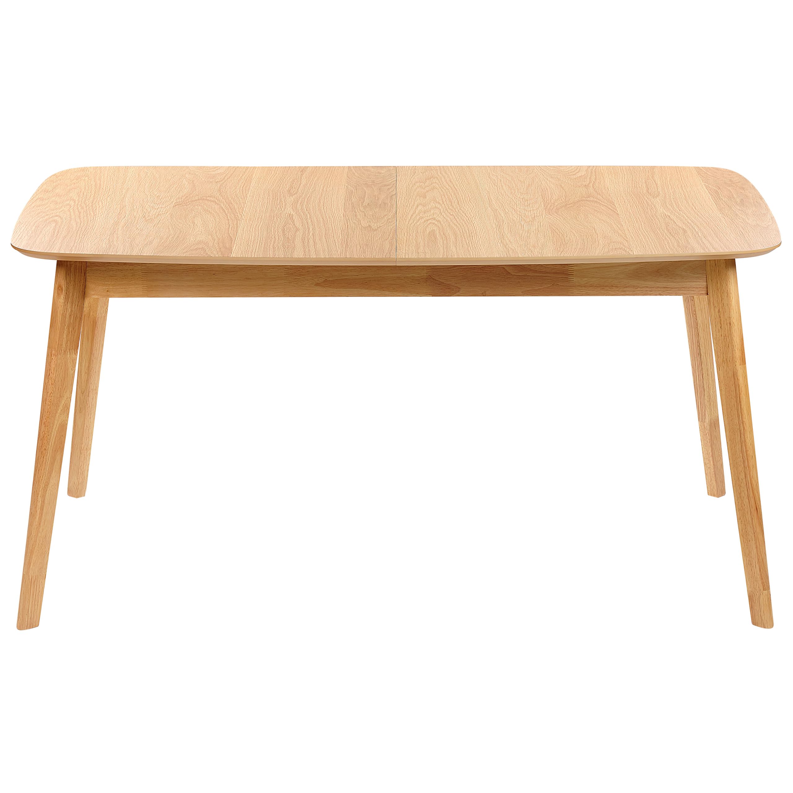 Esstisch helle Eiche 150 x 90 cm ausziehbar 190 x 90 cm Skandi Madox