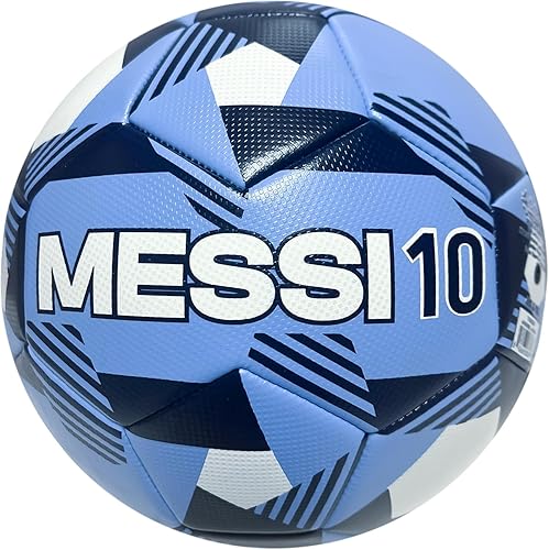Icon Sports Balón de fútbol del equipo nacional de fútbol de Argentina oficialmente tamaño 5 - Messi 10 Home Color