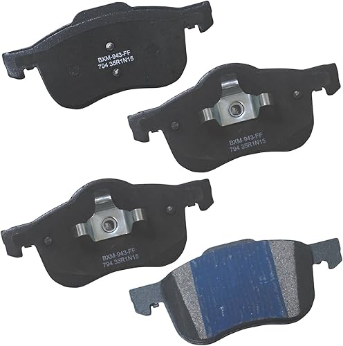 Vista 167 de Bendix Premium SBM8 - Pastillas de freno semimetálicas Premium para modelos seleccionados Buick Special, Camaro, Corvette, Phaeton, Olds F85, Vista