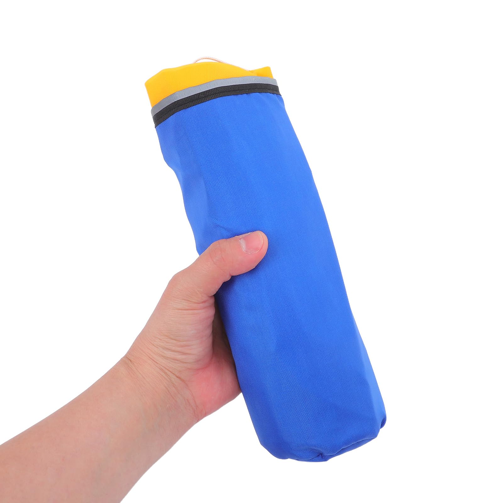 Supvox 3 Stück Manueller Aufblasbarer Rettungsring Blau, Wasser-Rettungsboje mit Wurfseil und Notfallhammer (Zufällige Farbe), Tragbare Sicherheitsboje für Pools und Wassersport