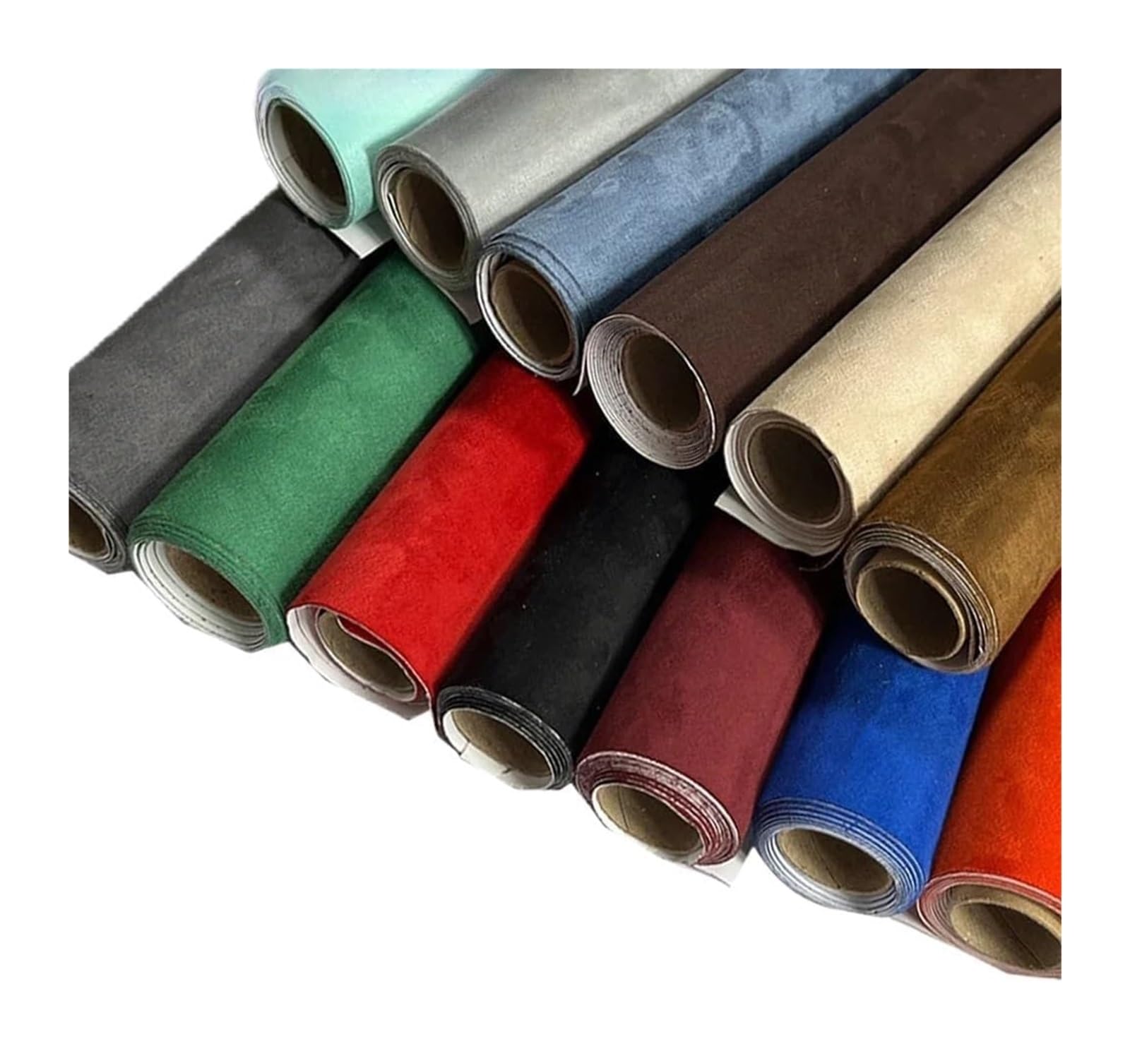 Car Auto Headliner Fabric, Car Headliner Fabric Multicolor Multiple Sizes 0.6mm Self Adhesive Suede DIY(Green,50cm x 500cm)