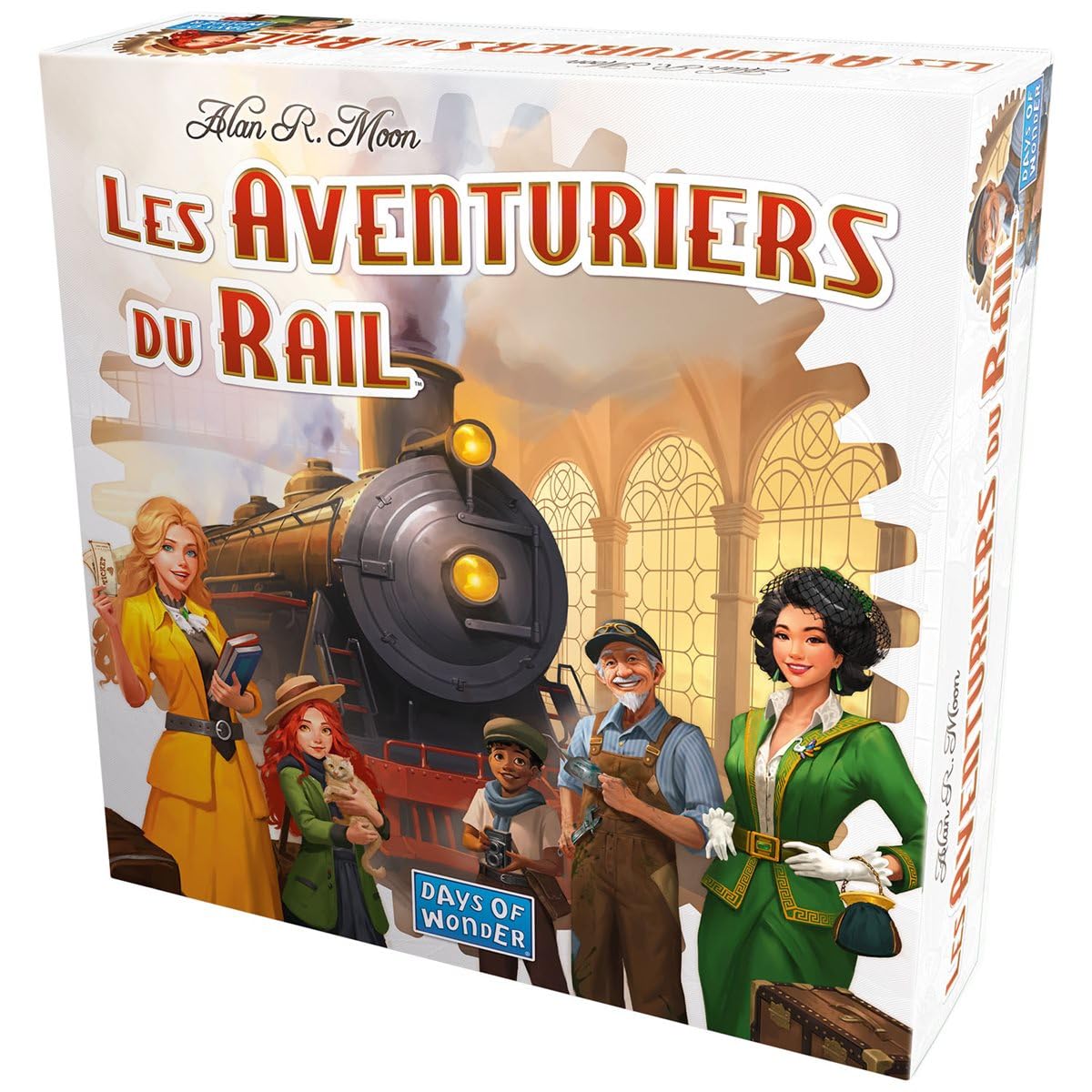 Days of Wonder Ticket to Ride - USA Niños Estrategia - Juego de tablero (Estrategia, Niños, 60 min, Niño/niña, 8 año(s), Alan R. Moon) – Versión Francesa
