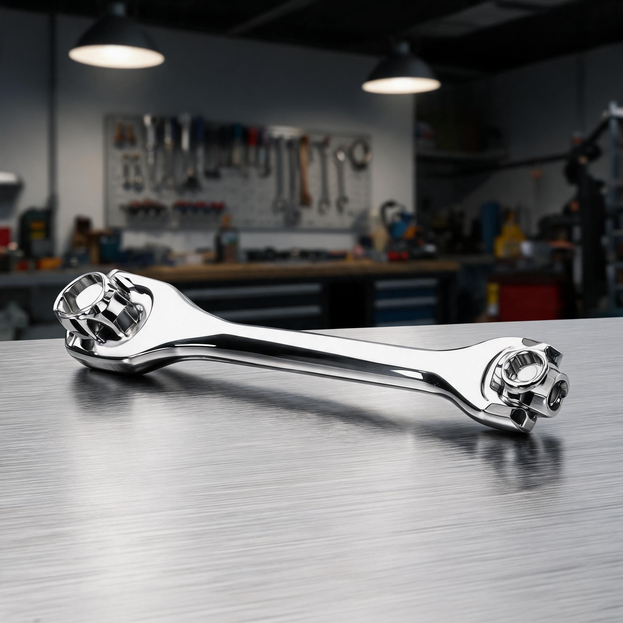 Llave de Trinquete Flexible Ajustable 8-21mm para acero Llave(8-19mm)