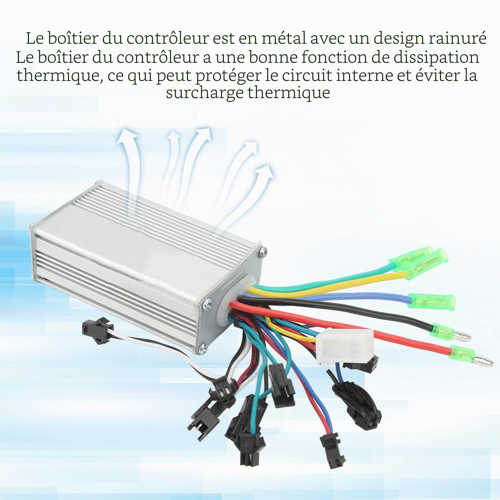 Kit de Contrôleur de Vélo électrique, Contrôleur de Moteur sans Balais de Vélo électrique 36V 250W 350W avec Panneau 810LED