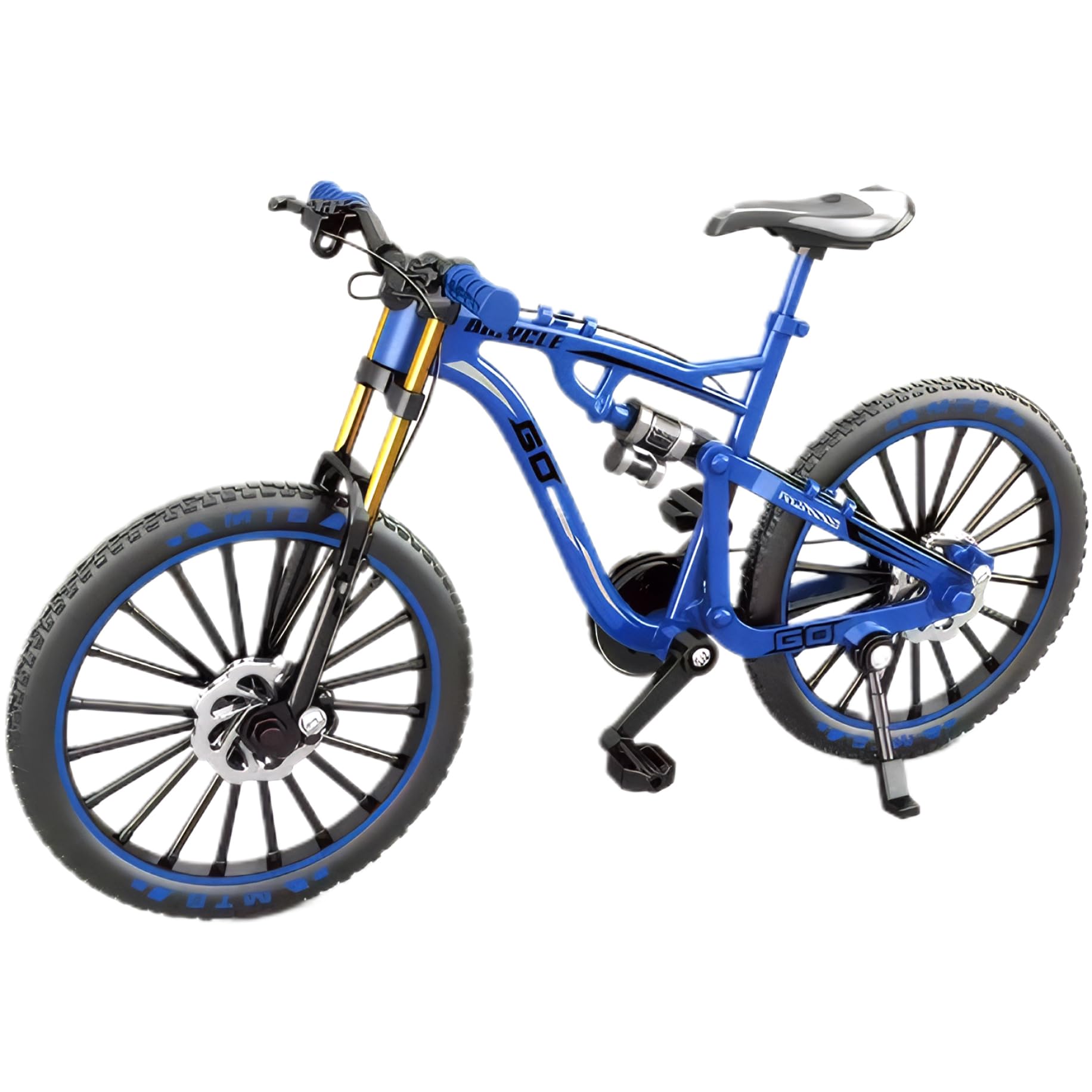Bicicleta de dedo escala 1:8 resistente de aleación mini BMX interactiva 7